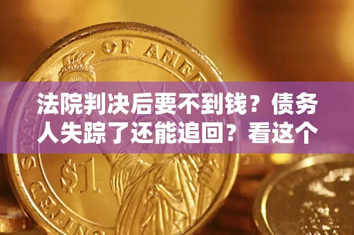 武汉法院判决后要不到钱？债务人失踪了还能追回？看这个方法！