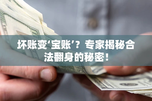 武汉坏账变‘宝账’？专家揭秘合法翻身的秘密！