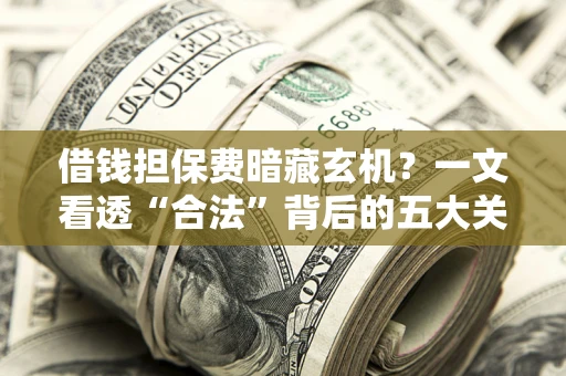 武汉借钱担保费暗藏玄机？一文看透“合法”背后的五大关键陷阱