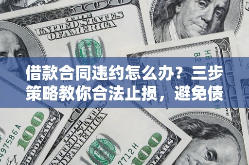 武汉借款合同违约怎么办？三步策略教你合法止损，避免债务危机升级